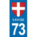 Autocollant Moto Département 73 Croix-de-Savoie